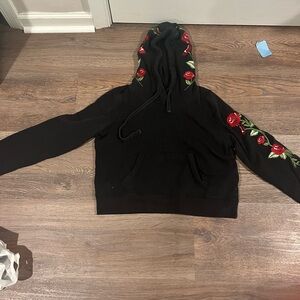 Cropped rose Hoodie from Hollister
